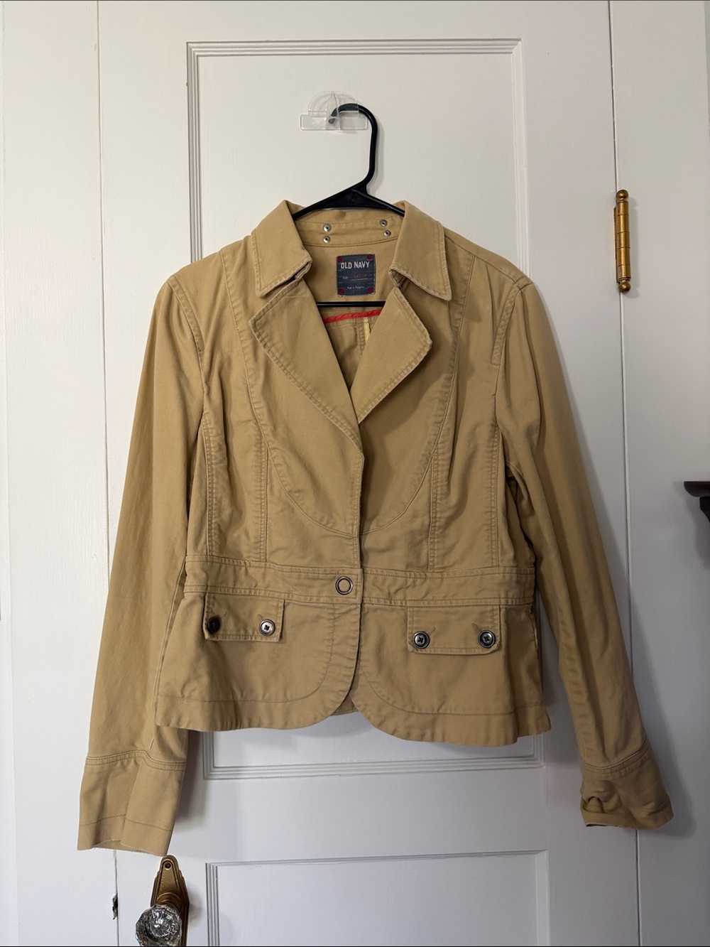 Old Navy Tan Utility-Style Women's Blazer Jacket